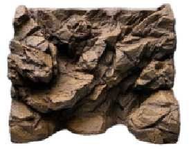 Light Weight Rock Terrarium Background Fire Resistant Easy Installation