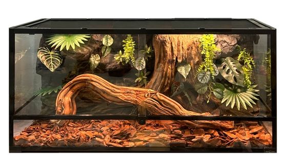 Customize Reptile Enclosure Background Fire Retardant Reptile Cage Background