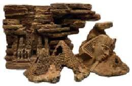 Pyramid Shape Aquarium Foam Rock Background Compact And Lightweight