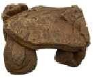 PU Material Reptile Rock Hide Nature Look Corrosion Resistant For Snake
