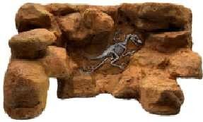 PU High Simulation 3D Vivarium Rock Background Box Decoration For Reptile